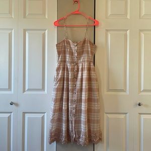 Francescas Gingham dress size medium